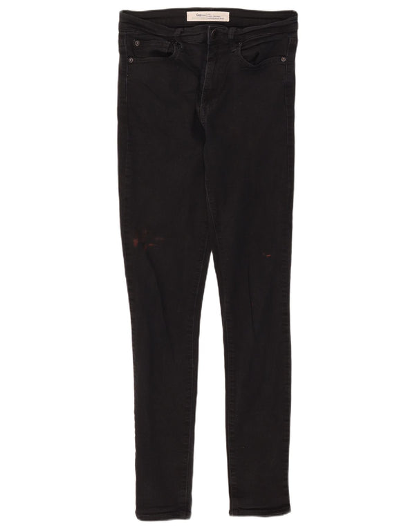 Vaqueros súper ajustados de talle alto para mujer Gap W28 L28 Algodón negro