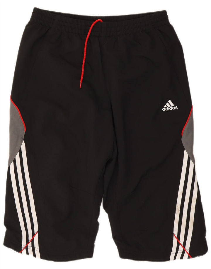 ADIDAS Mens Climalite Bermuda Sport Shorts Medio Negro Colorblock