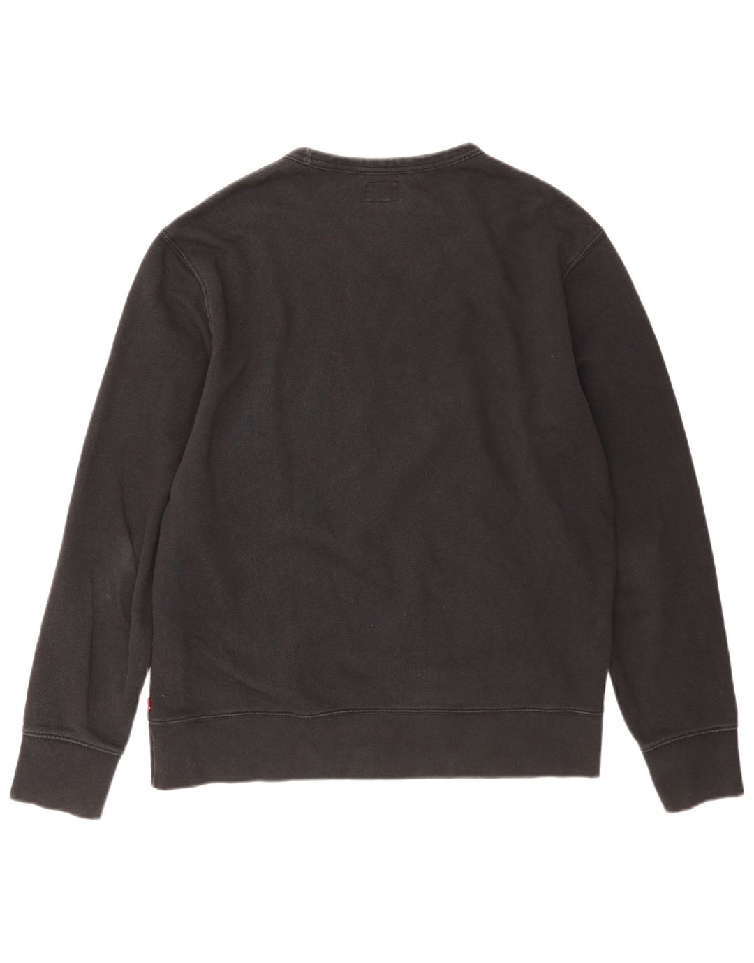 Levi's Hombre Sudadera Gráfica Jumper Algodón Negro Mediano