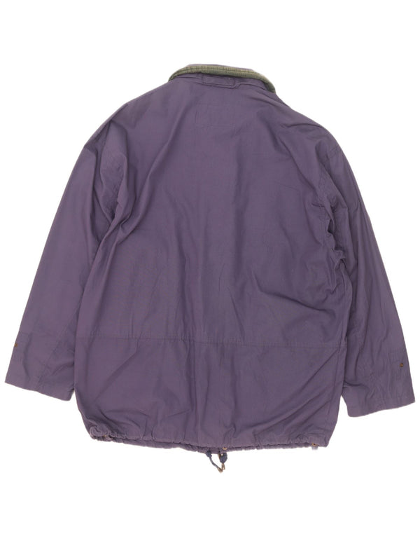 Diadora Chaqueta cortavientos para hombre UK 40 Large Poliéster azul marino