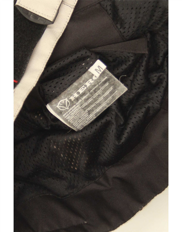 Aprilia Mens Graphic Racer Jacket UK 38 Mediano Negro Colorblock Poliéster