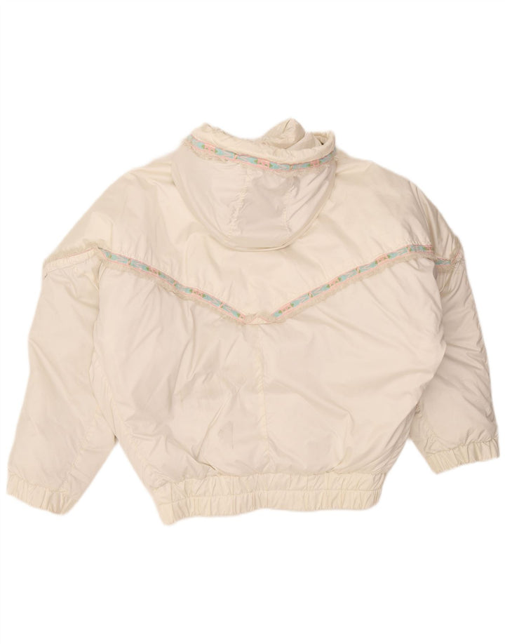 Millet Chaqueta acolchada extragrande con capucha para mujer EU 40 Mediana Poliamida blanca