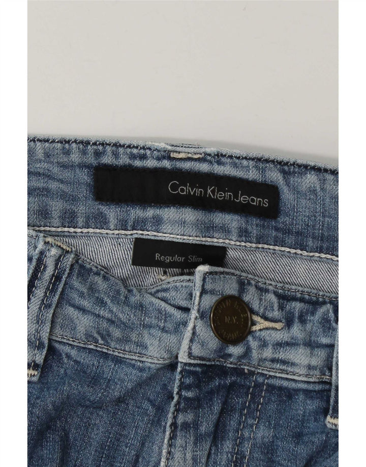 Calvin Klein Jeans ajustados para hombre W34 L34 Azul