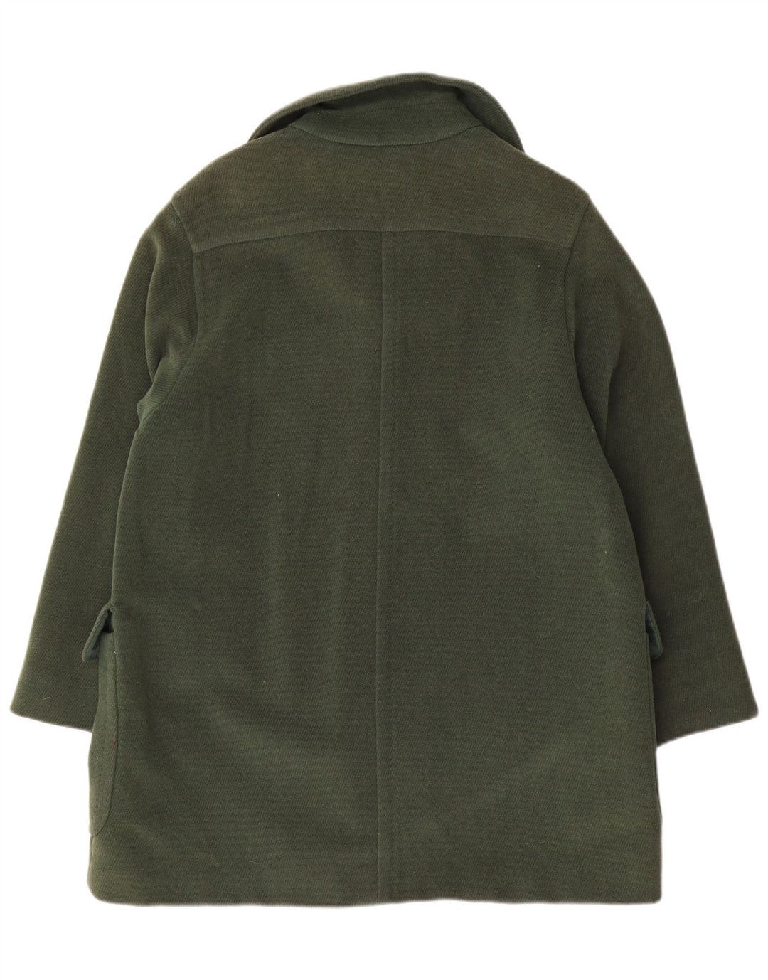 Max Mara Abrigo extragrande para mujer UK 10 Small Green Wool