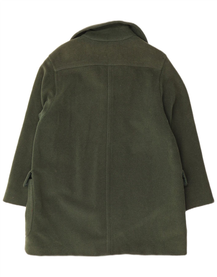 Max Mara Abrigo extragrande para mujer UK 10 Small Green Wool