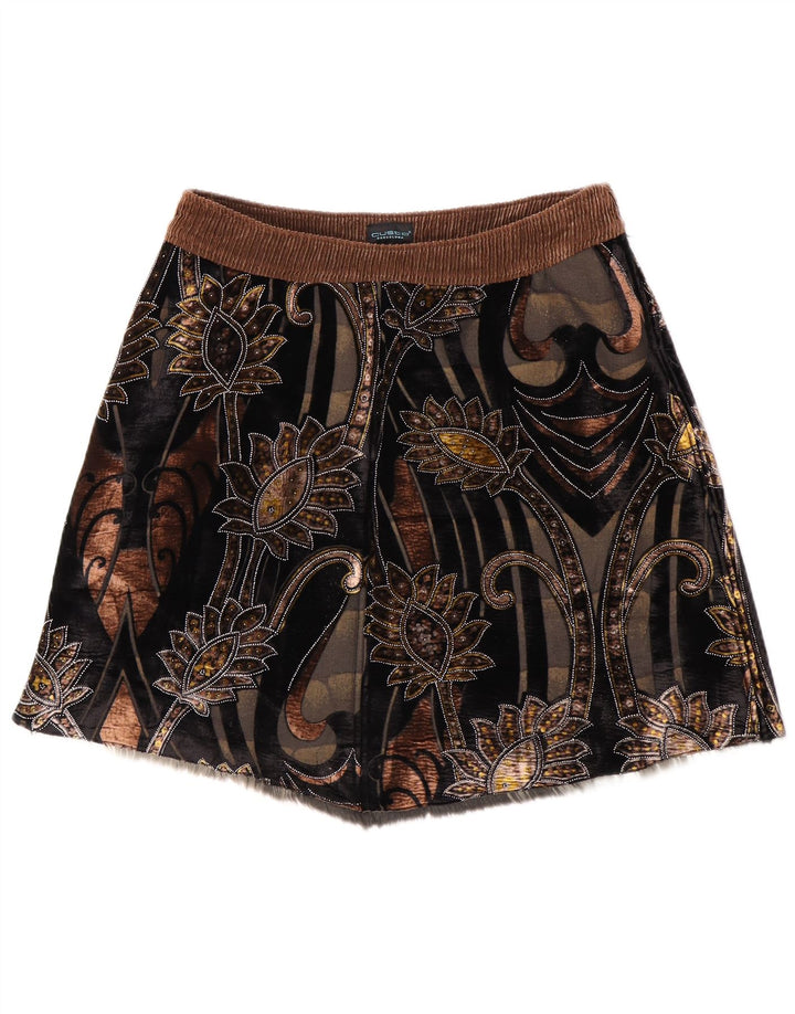 Minifalda para mujer Custo Barcelona EU 38 Medium W32 Multicolor Floral