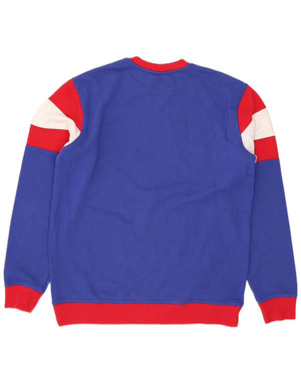 Champion Kansas Graphic Sudadera tipo jersey con diseño color block en azul grande para hombre
