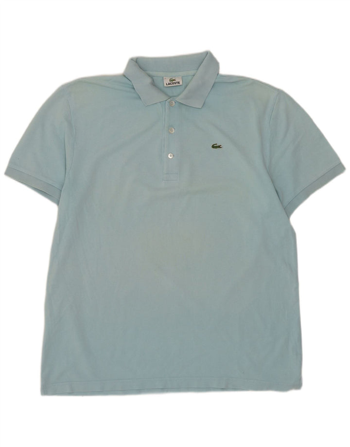 Polo Lacoste para hombre talla 7 2XL azul
