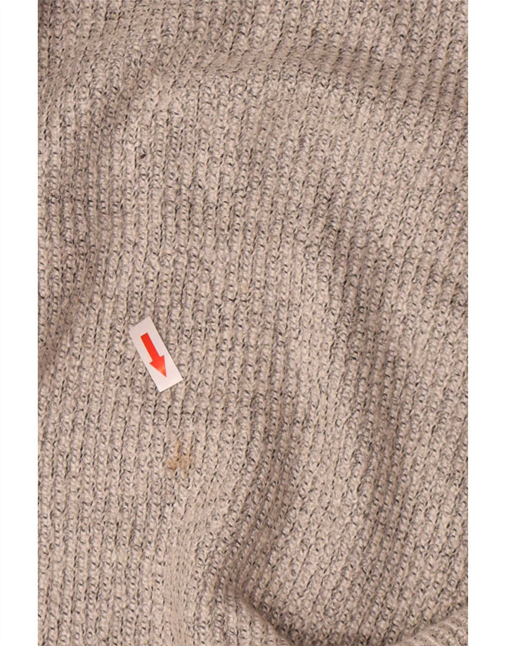 Marks & Spencer - Jersey de cuello redondo para hombre, talla grande, poliamida beige