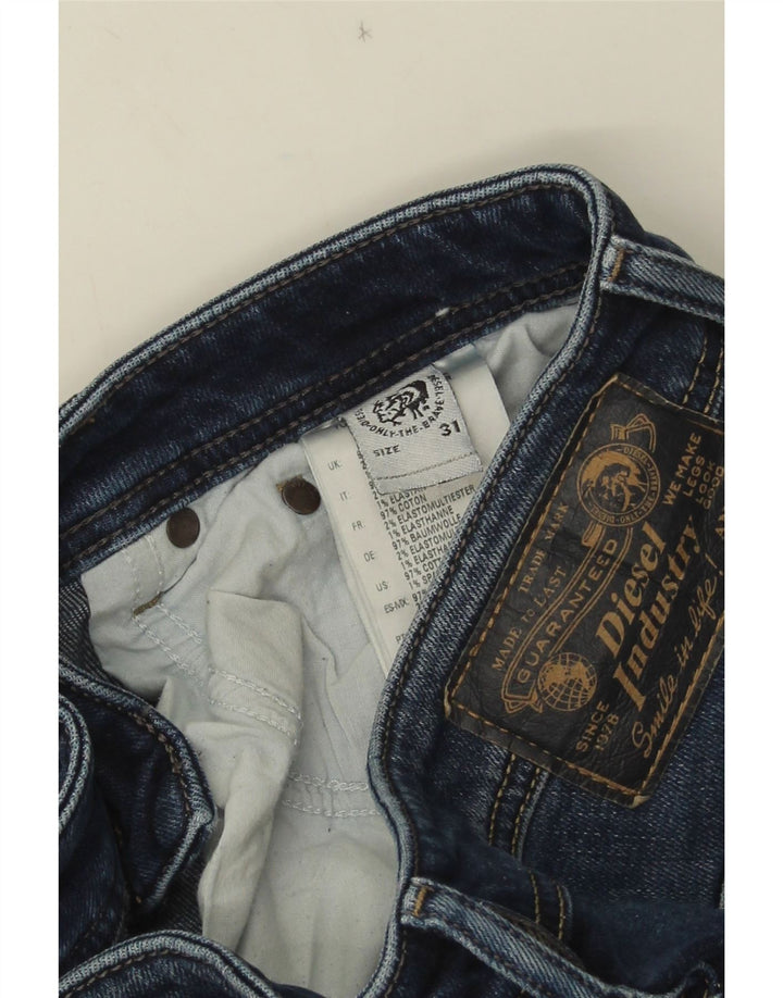 DIESEL Hombre Thavar Slim Jeans W31 L29 Algodón Azul