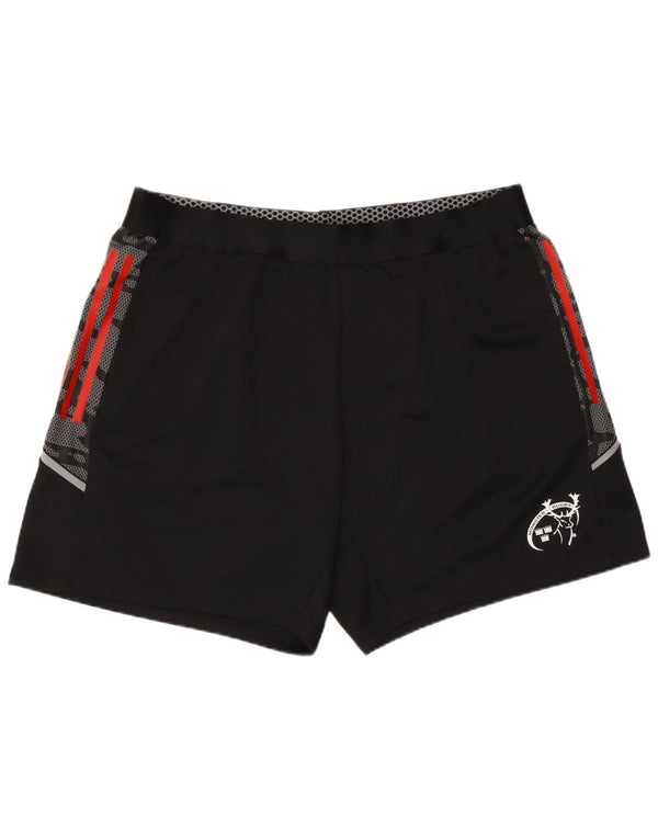 Adidas Mens Munster Rugby Graphic Sport Shorts 2XL Negro Geométrico