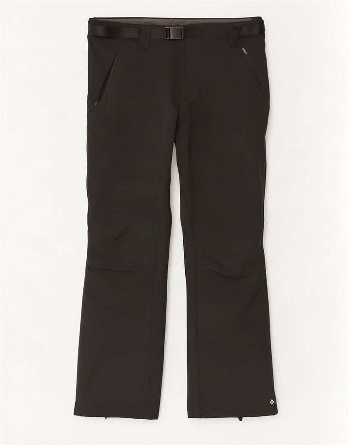Pantalones de esquí Columbia Titanium para hombre, poliéster negro grande