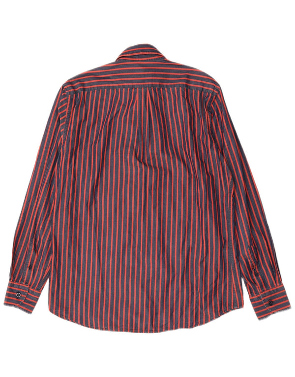 Camisa Harmont & Blaine de corte regular para hombre de algodón a rayas rojas grandes