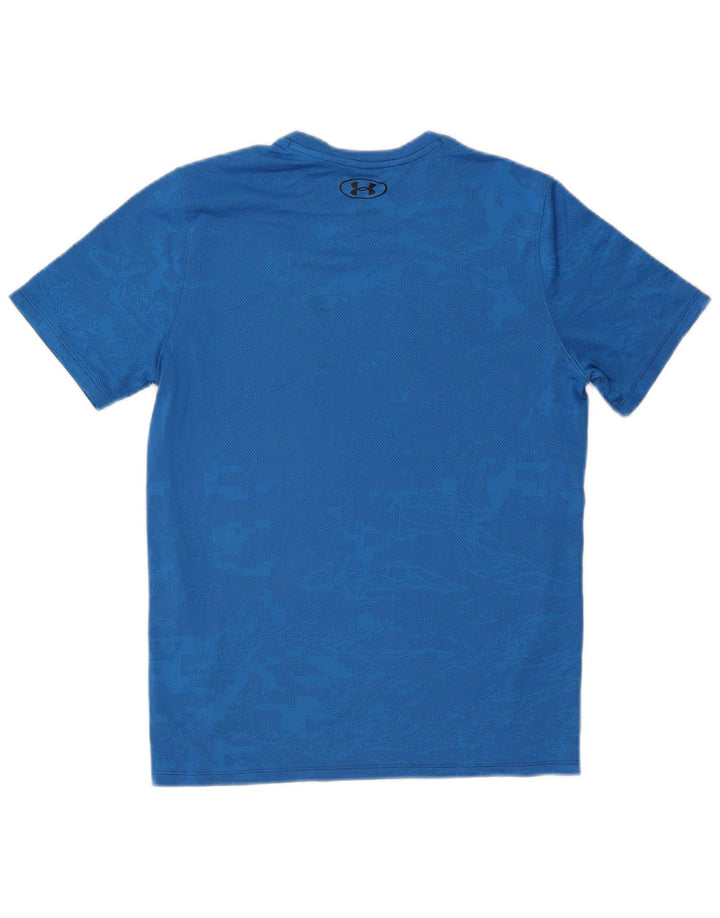 Camiseta Under Armour Hombre Top Small Azul Camuflaje Poliéster