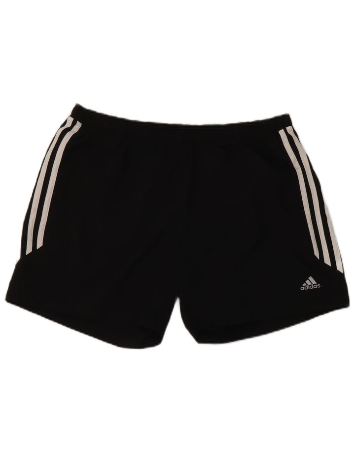 Adidas Mujer Climalite Sport Shorts UK 10 Pequeño Poliéster Negro