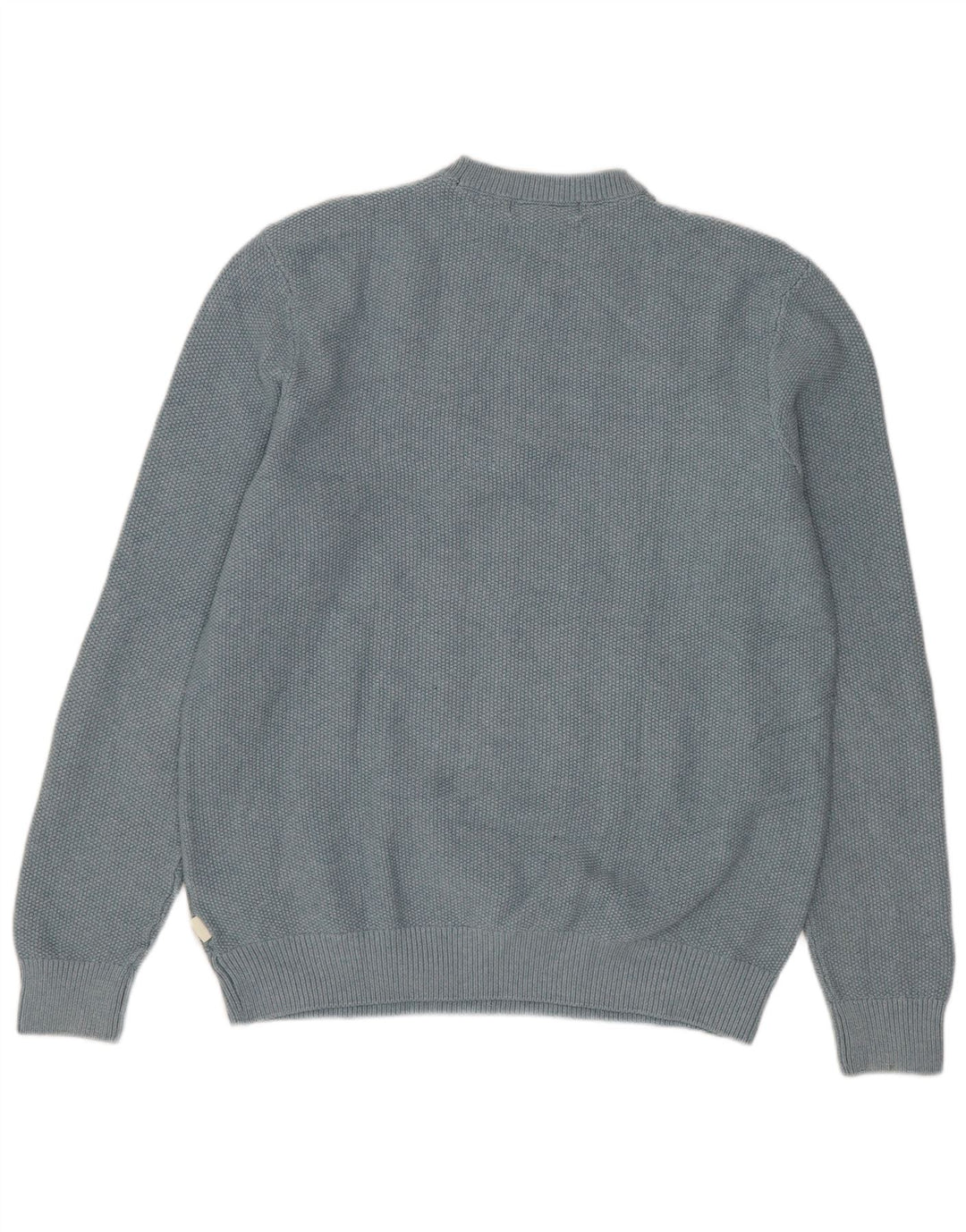 Marks & Spencer Jersey de cuello redondo para hombre Poliéster azul medio