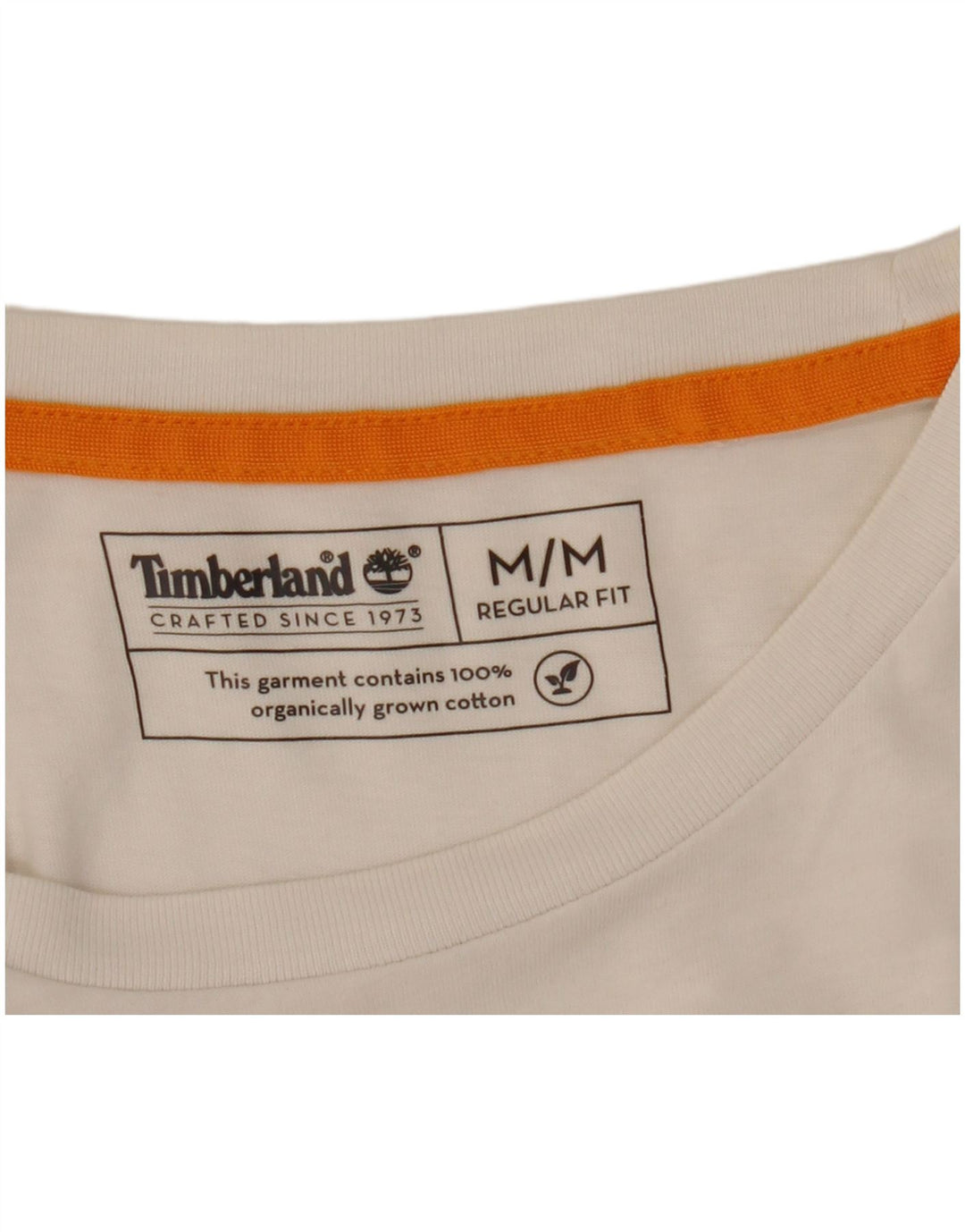 Timberland Camiseta gráfica para hombre Top Medium White Cotton