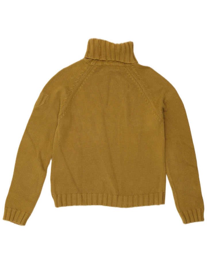 Zara - Jersey con cuello vuelto para mujer, talla 40, color amarillo