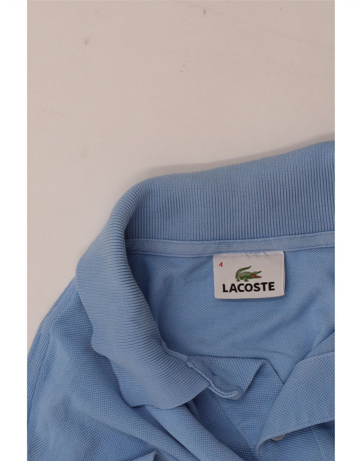Polo Lacoste para hombre talla 4 azul mediano