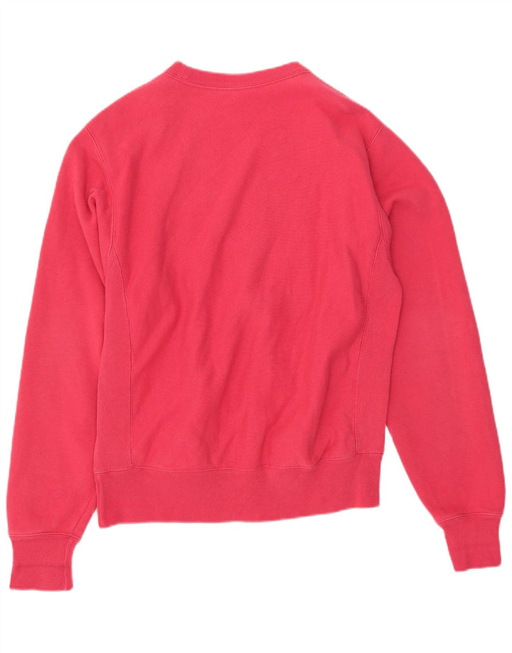 Champion Sudadera extragrande para mujer, talla 10, algodón rosa pequeño