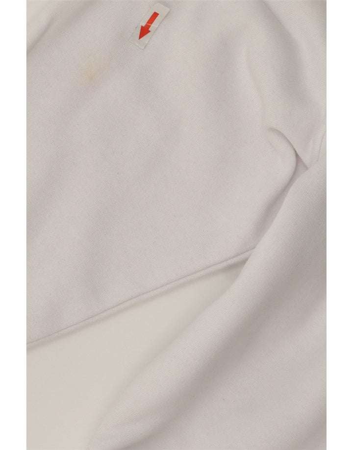 Tommy Hilfiger Sudadera gráfica para mujer Jumper UK 14 Medium White
