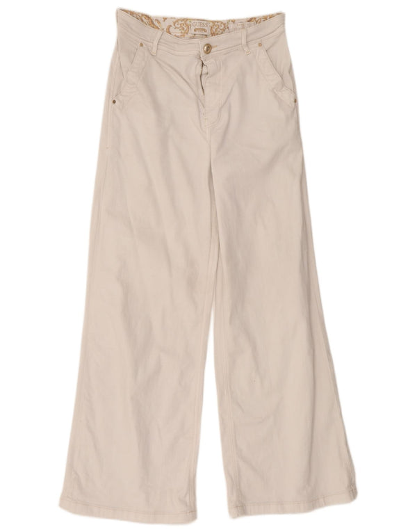 Guess Pantalón Chino Dakota De Cintura Alta Y Ajuste Relajado W28 L28 Blanco