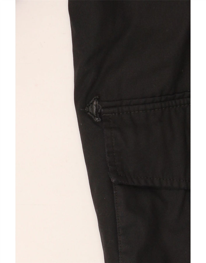 Chaqueta de algodón encerado para hombre Fat Face UK 40 Large Negro