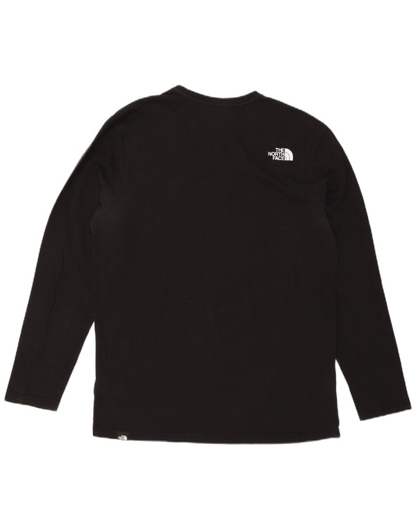 The North Face Top gráfico para hombre de manga larga de algodón negro grande