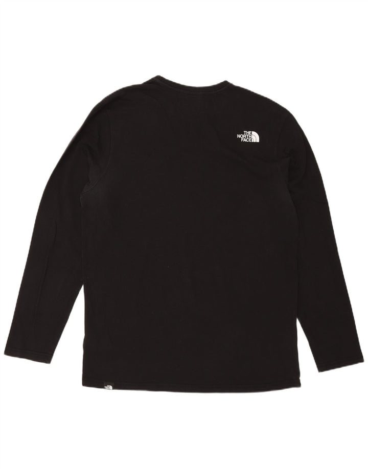 The North Face Top gráfico para hombre de manga larga de algodón negro grande