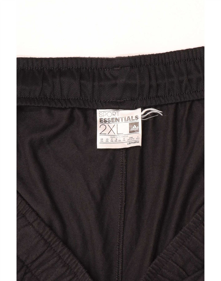 Adidas Pantalones cortos deportivos regulares para hombre 2XL Negro
