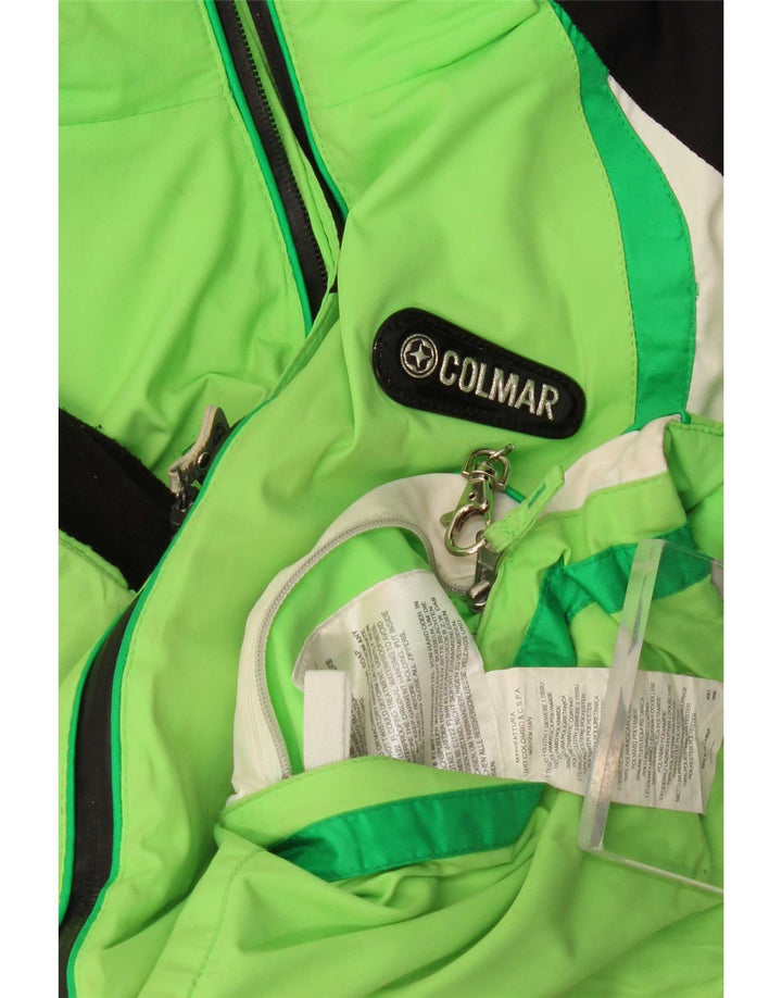 Colmar Chaqueta De Esquí Extragrande Con Capucha Para Mujer IT 40 XS Verde Colorblock