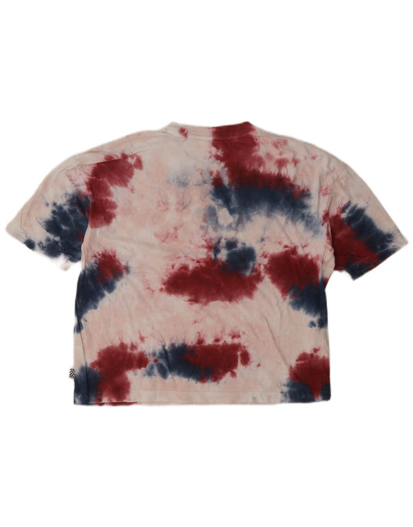 Vans Camiseta extragrande gráfica para mujer UK 6 XS Multicolor Tie Dye