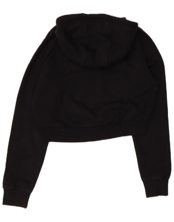 Ellesse Jersey con capucha corta para mujer UK 8 Small Algodón negro