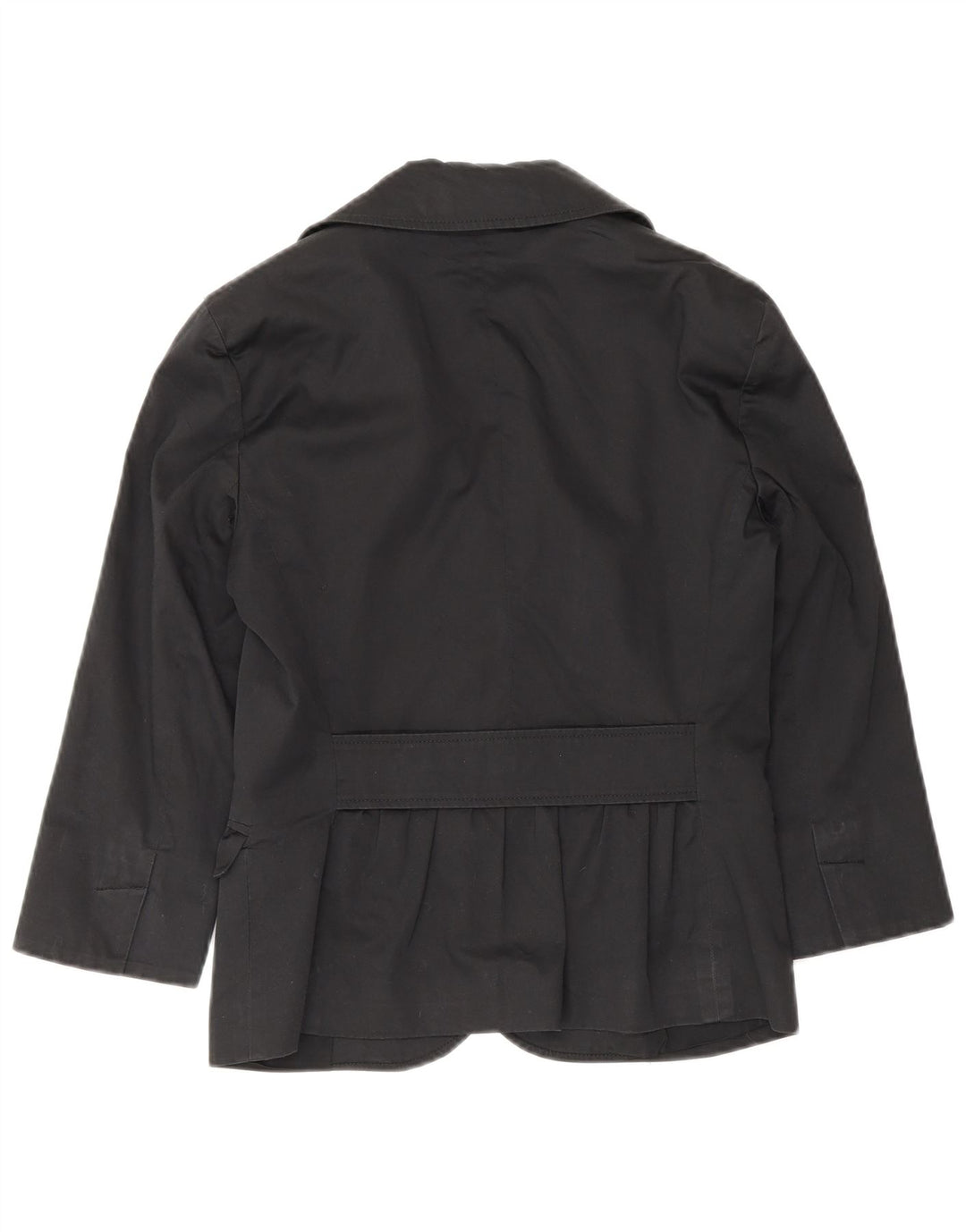 Max & Co. Chaqueta tipo blazer con 3 botones y manga 3/4 para mujer UK 6 XS Algodón negro