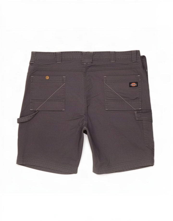 Dickies Pantalones cortos cargo para hombre W42 2XL Poliéster gris