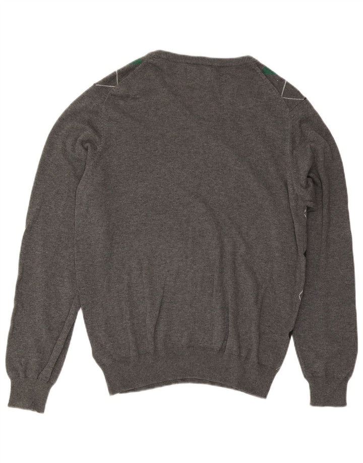 Marks & Spencer Jersey con Cuello en V Azul Harbour para Hombre Gris Medio