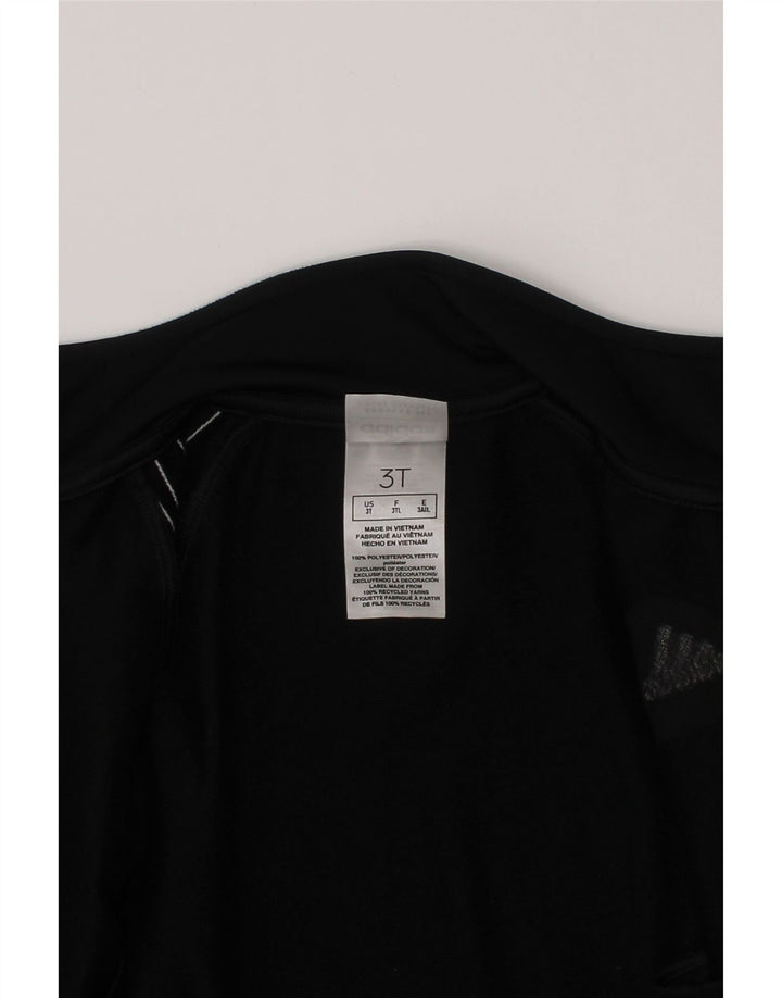 Adidas Chaqueta de chándal para niño 2-3 años Negro Poliéster