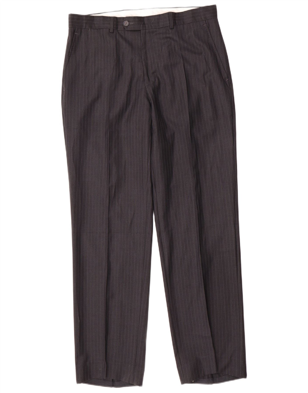 Giorgio Santi Traje de 2 piezas con 3 botones para hombre IT 52 XL W34 L33 rayas negras