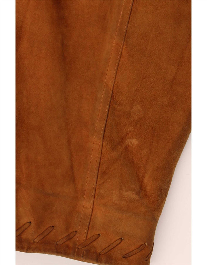 Conbipel Chaqueta de ante extragrande para mujer IT 46 Large Brown