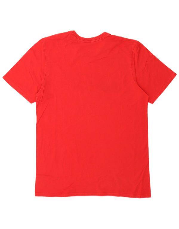 Nike Camiseta con gráfico de corte atlético para hombre, talla mediana, color rojo