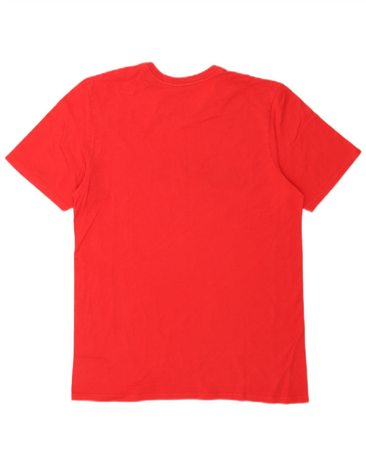 Nike Camiseta con gráfico de corte atlético para hombre, talla mediana, color rojo