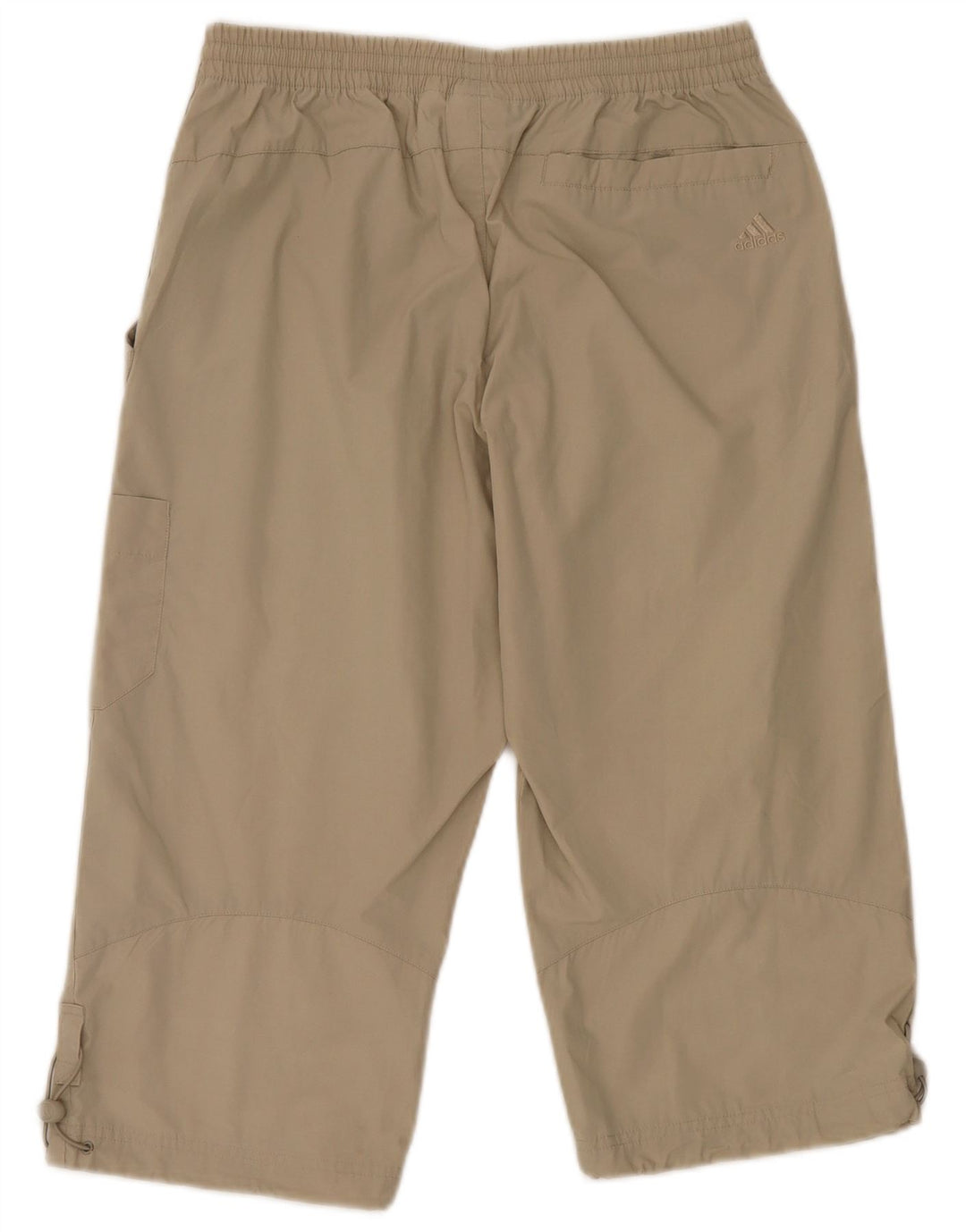 Adidas Hombre Cargo Capri Pantalones De Chándal Pequeño Beige Poliéster