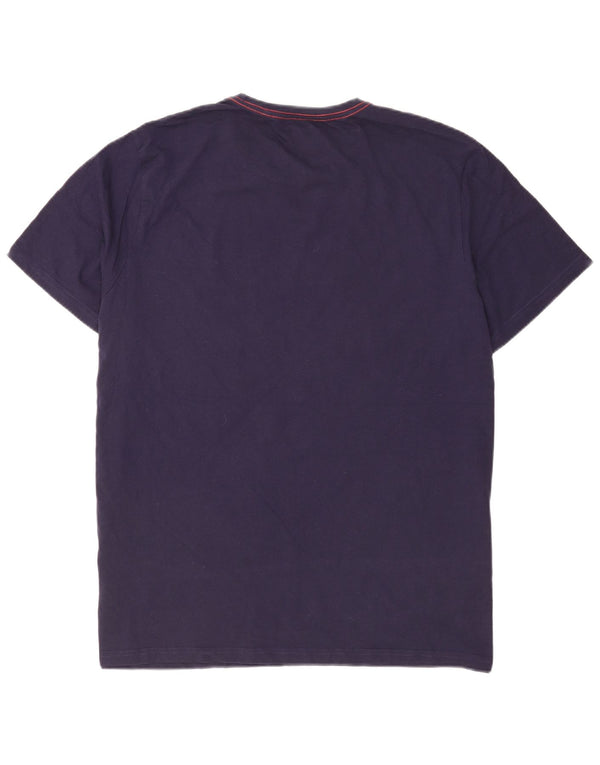 Mountain Warehouse Camiseta con gráfico regular para hombre Top 2XL Algodón azul marino