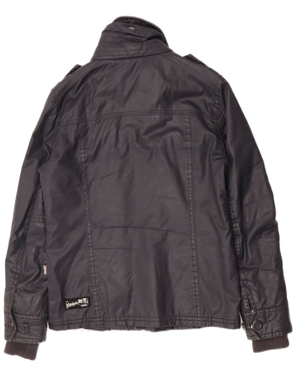 KHUJO Chaqueta utilitaria para hombre UK 36 Small Azul marino