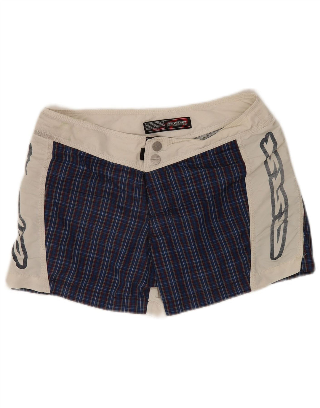 RRD Mens Graphic Bañador Shorts Medio Azul Marino Colorblock Poliéster