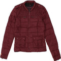 SUPERDRY Womens Padded Jacket UK 6 XS Maroon Nylon Vintage Superdry and Second-Hand Superdry from Messina Hembry 