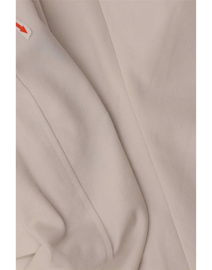 Zara Mujer Chaqueta Blazer De Doble Botonadura UK 6 XS Poliéster Blanco