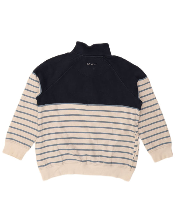 Crew Clothing Sudadera para mujer Jumper UK 12 Medium Azul Marino Rayas
