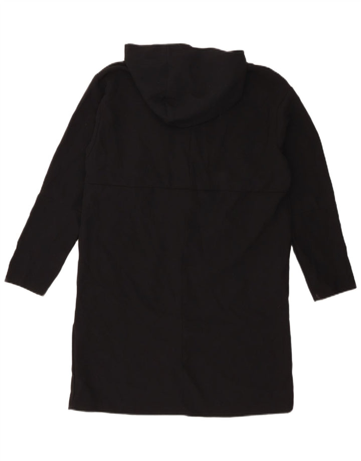 Zara Vestido con capucha para mujer UK 10 Small Poliéster negro