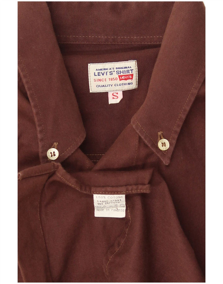 Camisa Levi's Hombre Pequeña Algodón Marrón